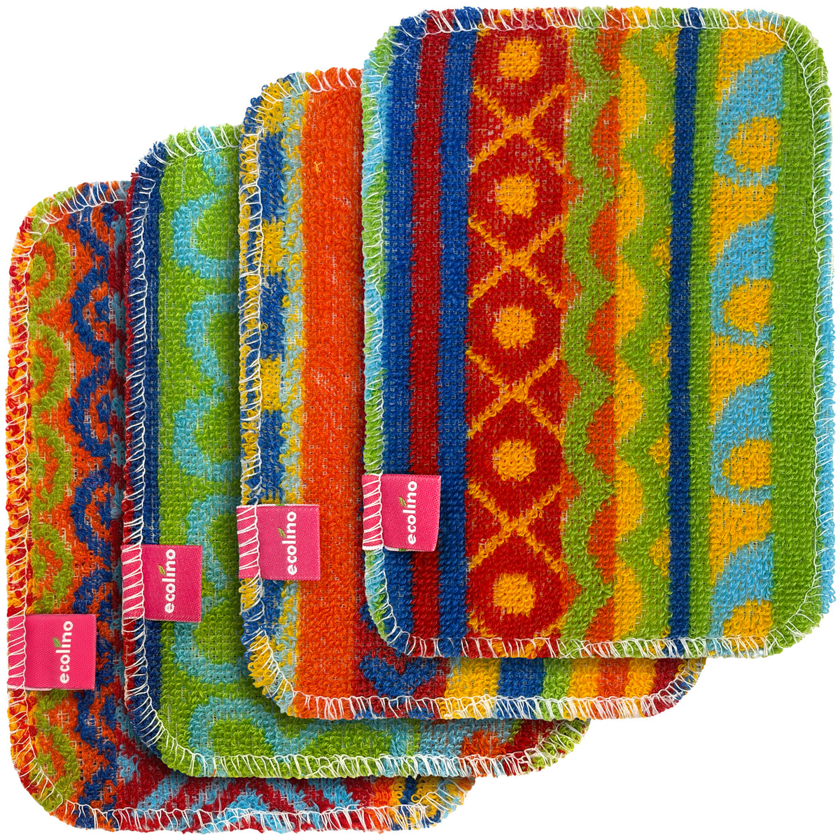 Laveta Abrazivă Ecolino (Set de 4 bucăți)