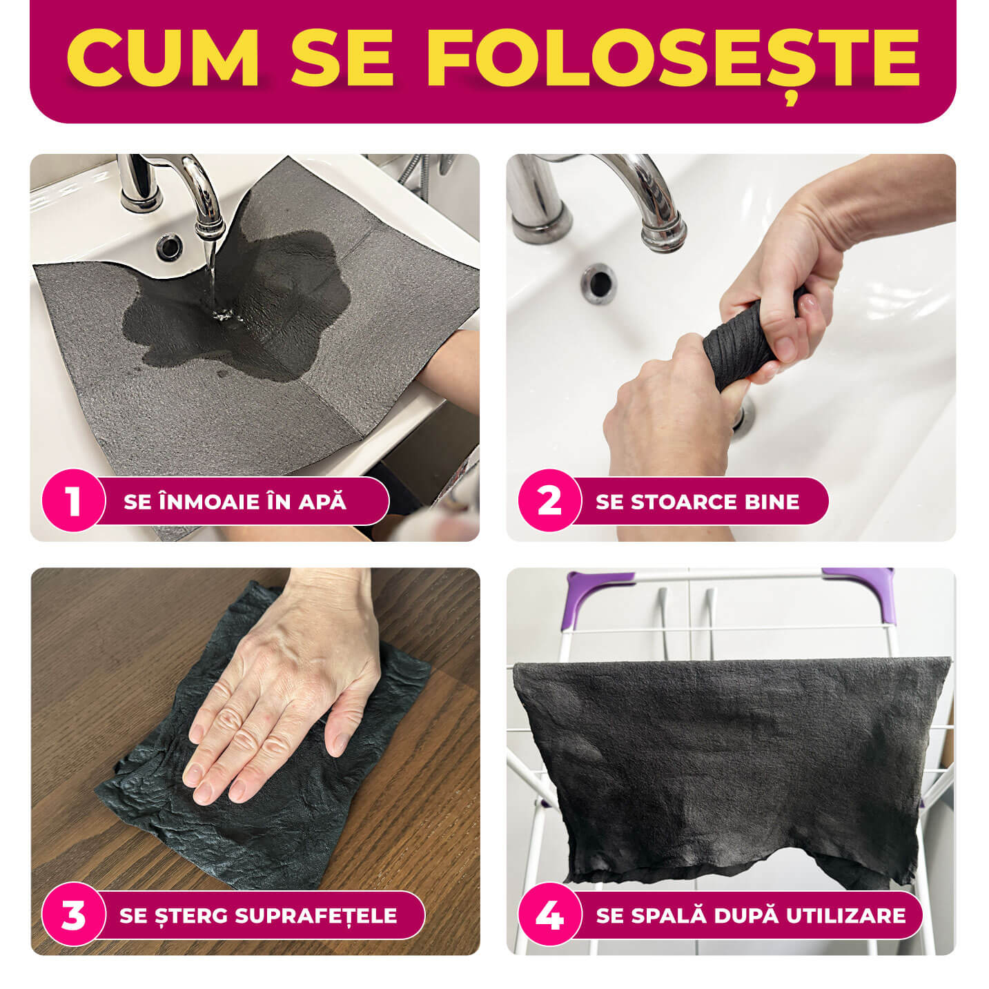 Laveta Magica din Microfibra